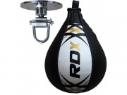 RDX 10501 Пневмогруша боксерская RDX Leather White Pro фото